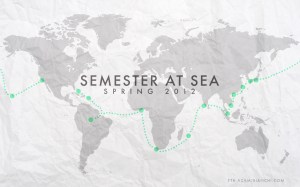 Semester at Sea Spring 2012 Desktop Background